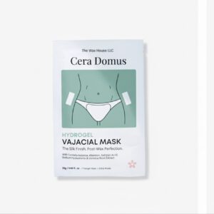 Cera Domus Hydrogel Vajacial Mask – Post-Wax Soothing Treatment for Bikini Area | Cooling Hydration & Brightening with Centella Asiatica, Allantoin, Salicylic Acid & Licorice Root